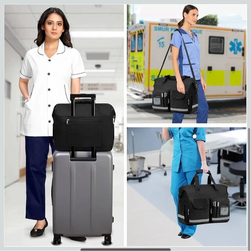 Medical Bag for Doctors, Home Health Nurse Bag and Durable Design - Picture 5 of 7